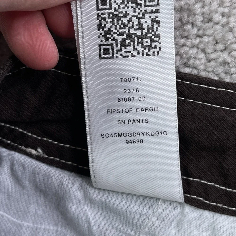 True Religion Cargo Pants Mens 36x31 Brown Ripstop Utility Streetwear Tactical